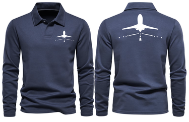BOEING 717 LONG SLEEVE POLO
